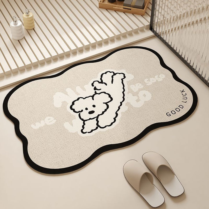 Schattige Cartoon Beer Badmat
