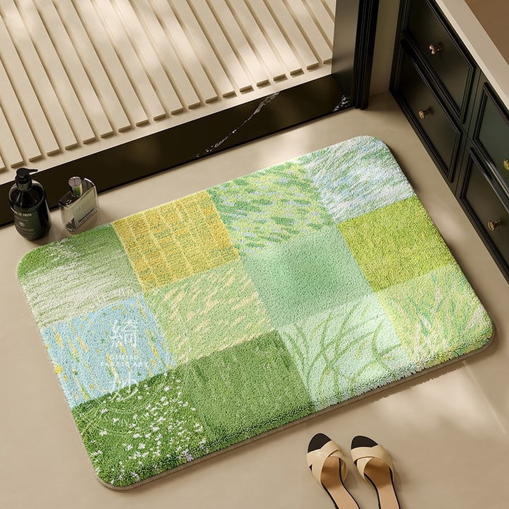 Textured Patchwork Badmat