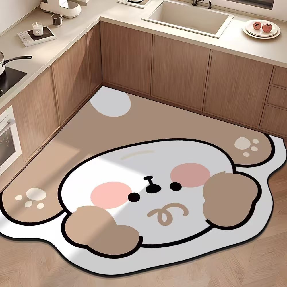 Cartoon Hond-Vormige Vloerkleed