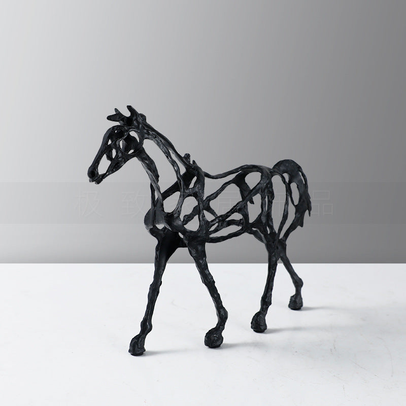 Artiest Paard Beeldhouwwerk Sculptuur