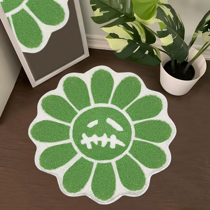 Bloemmotief Badmat