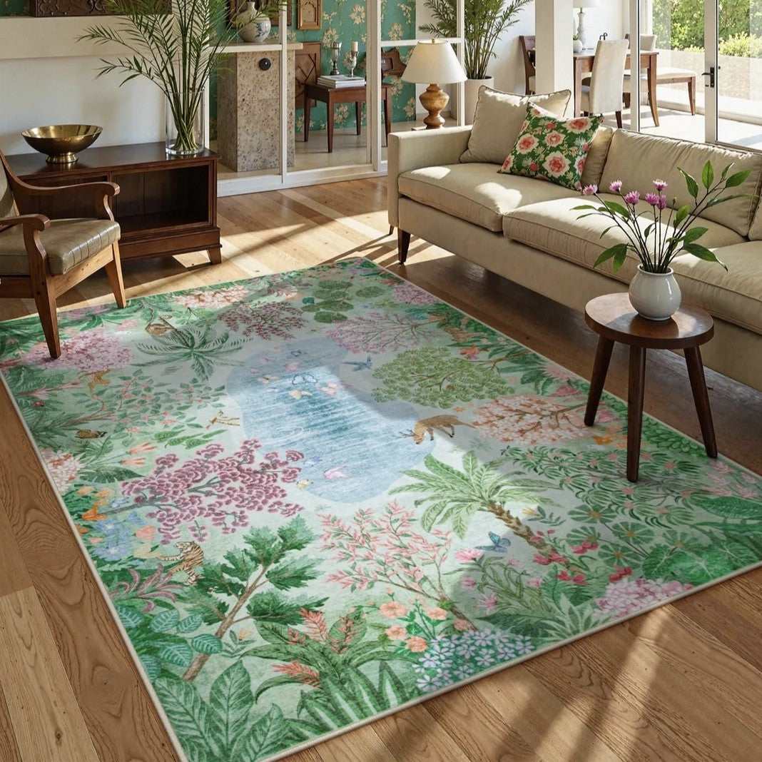 Bloemen Patchwork Vloerkleed