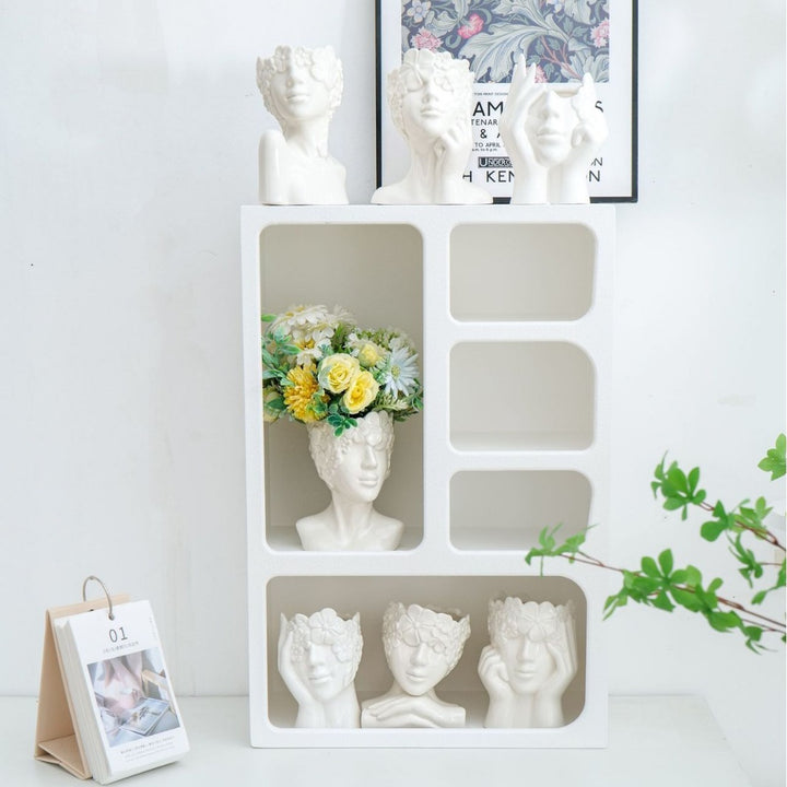 Artistieke Keramische Gezichts Plant Pot