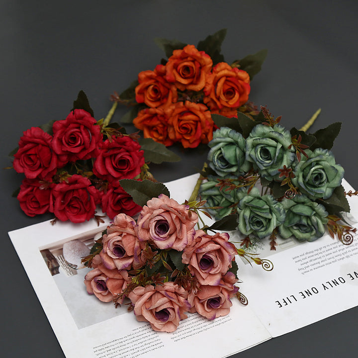 Decoratieve Nep Rozen Boeket voor Binnengebruik