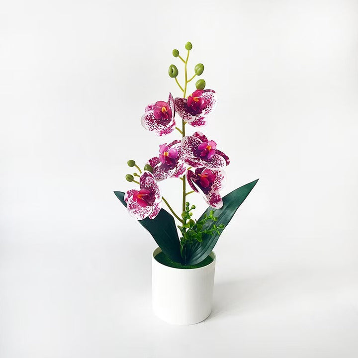 Elegante Kunstmatige Orchideeplant Arrangement voor Binnengebruik