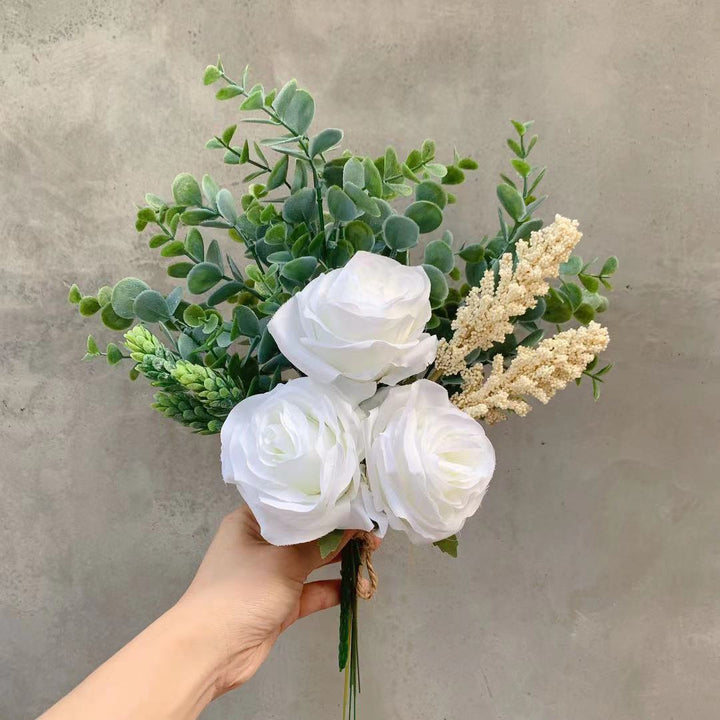 Levensechte Gele Rozen Boeket Arrangement