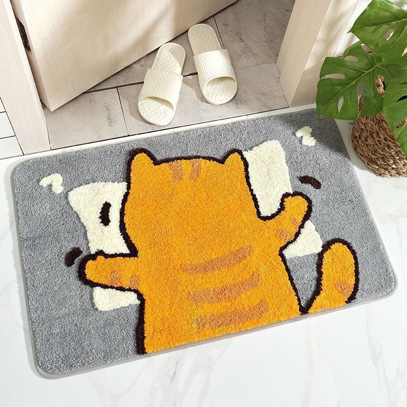 Pluche Badkamer Quote Mat