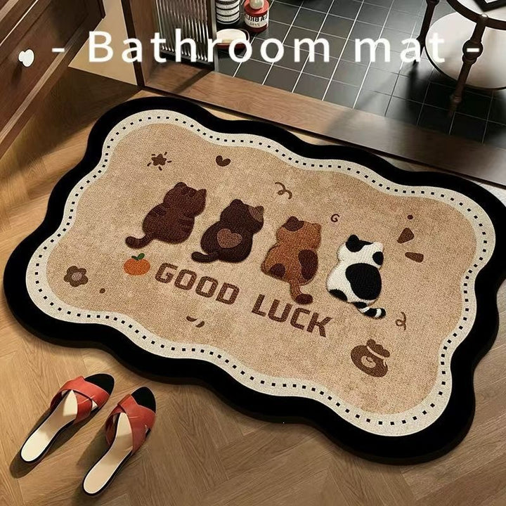 Schattige Dierenthema Badmat