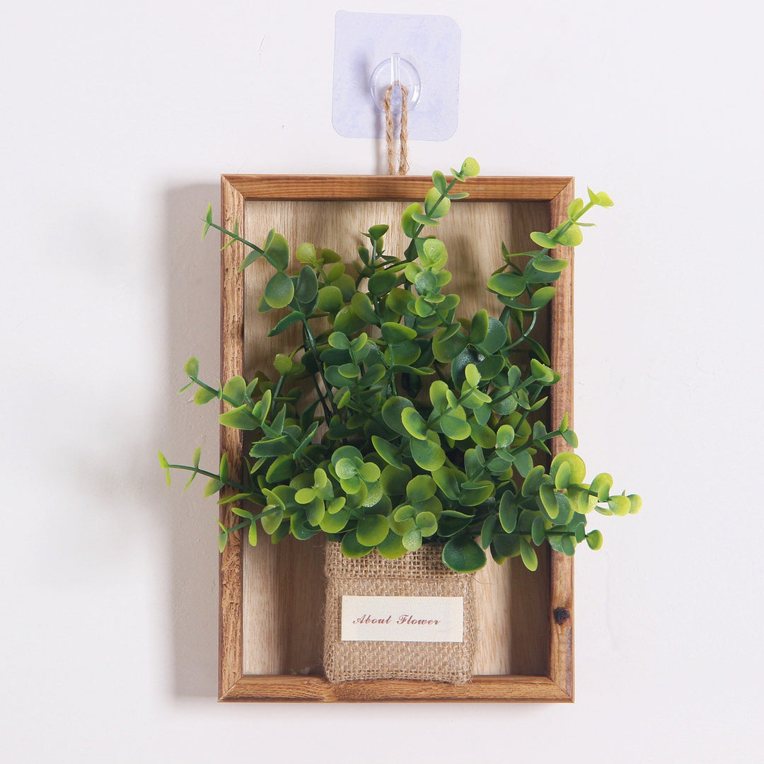 Wandgemonteerde Decoratieve Bloemrijke Hangplant
