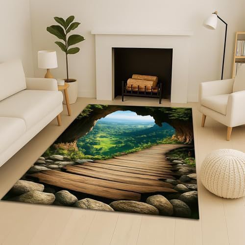 3D Optische Illusie Tapijt