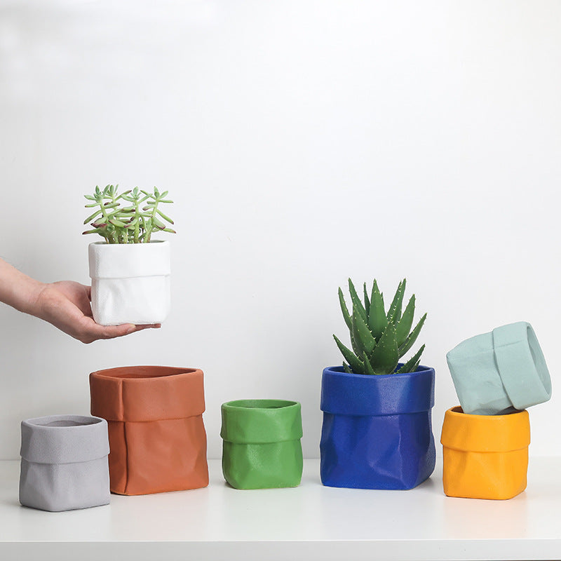 Artiestiek Terracotta Plantenbak voor Stijlvolle Huisdecoratie