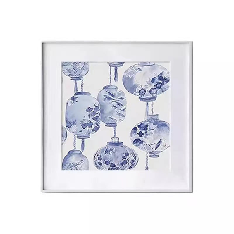 Gekaderde Decoratieve Lantaarn Kunst