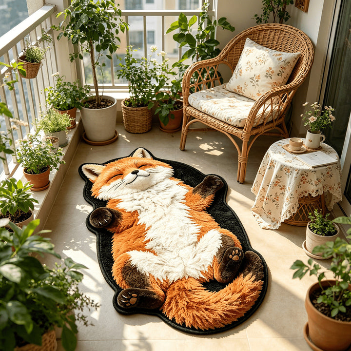 Dierenthema Pluche Vloerkleed