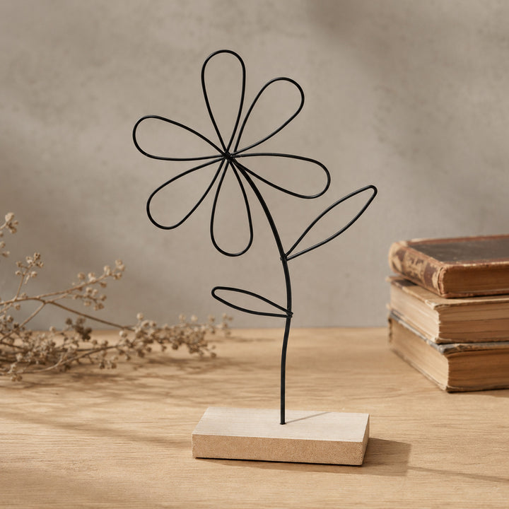 Bloemen Draad Sculptuur