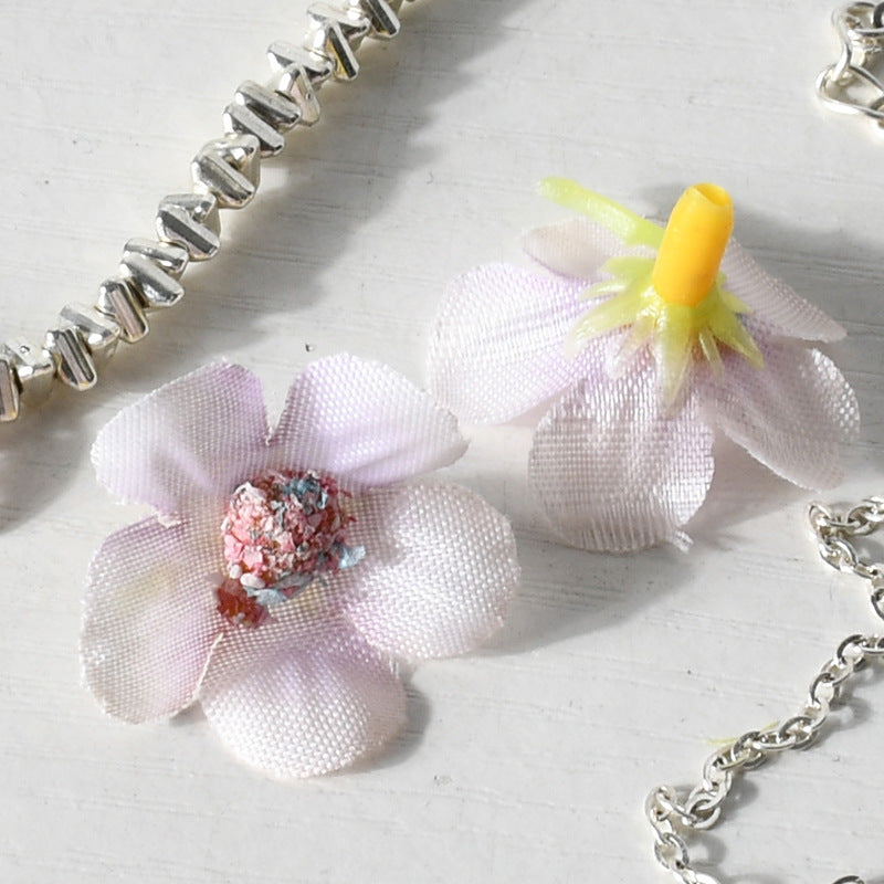Glanzende Bloemige Haaraccessoires
