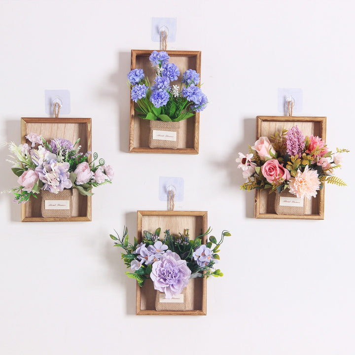 Wandgemonteerde Decoratieve Bloemrijke Hangplant