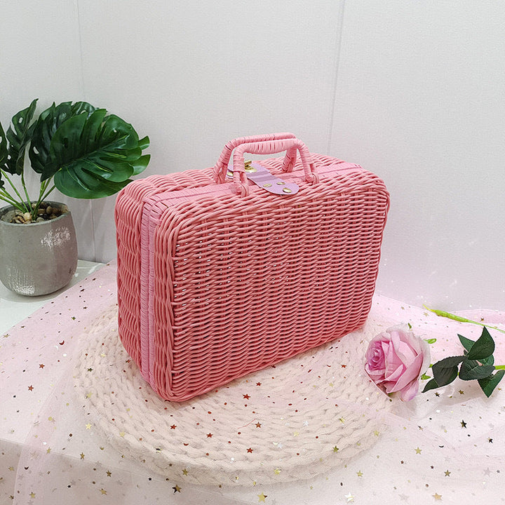 Stijlvolle rattenbox met praktische handvatten