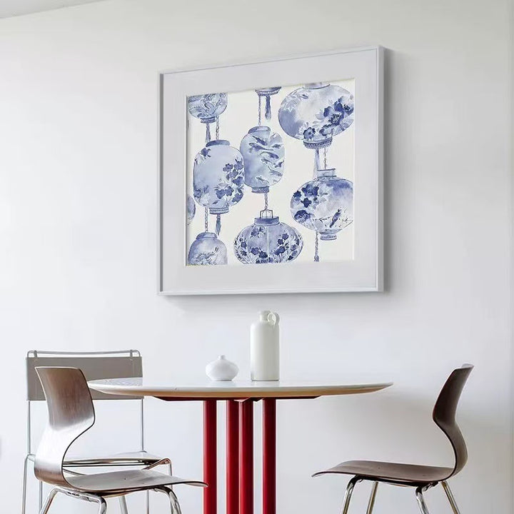 Gekaderde Decoratieve Lantaarn Kunst