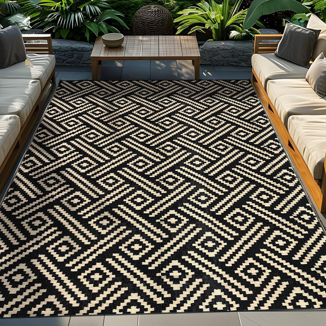 Buiten Streep Patroon Patio Mat