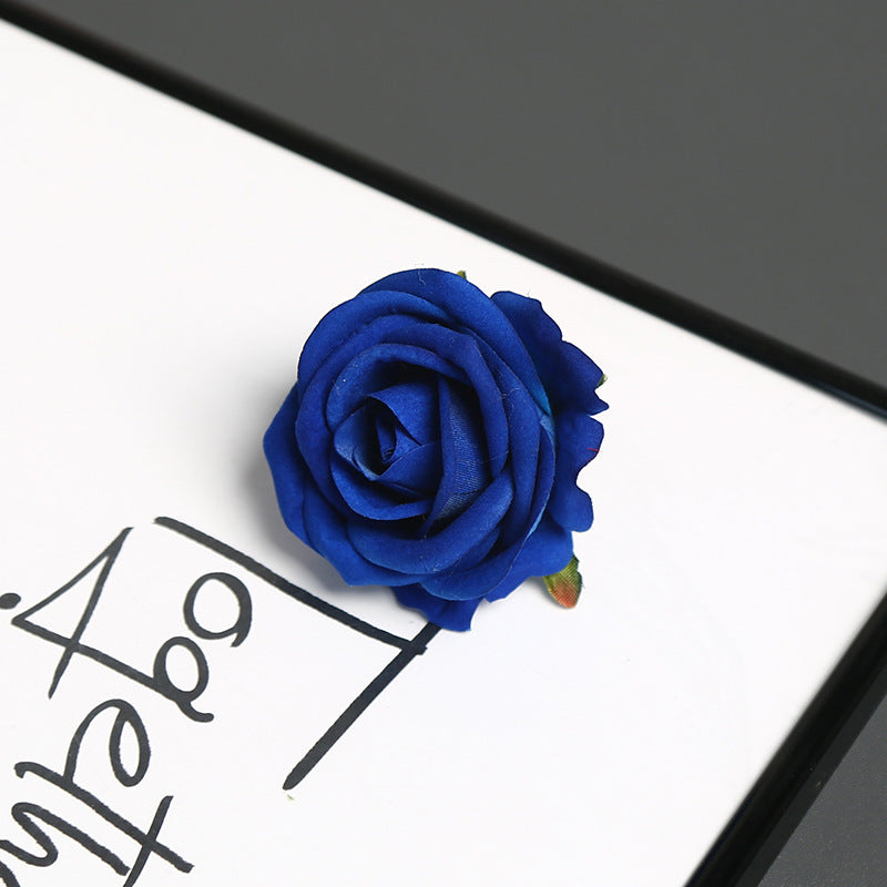 Elegante Zijde Rozen Speld voor Decoratief Gebruik