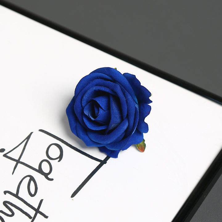 Elegante Zijde Rozen Speld voor Decoratief Gebruik