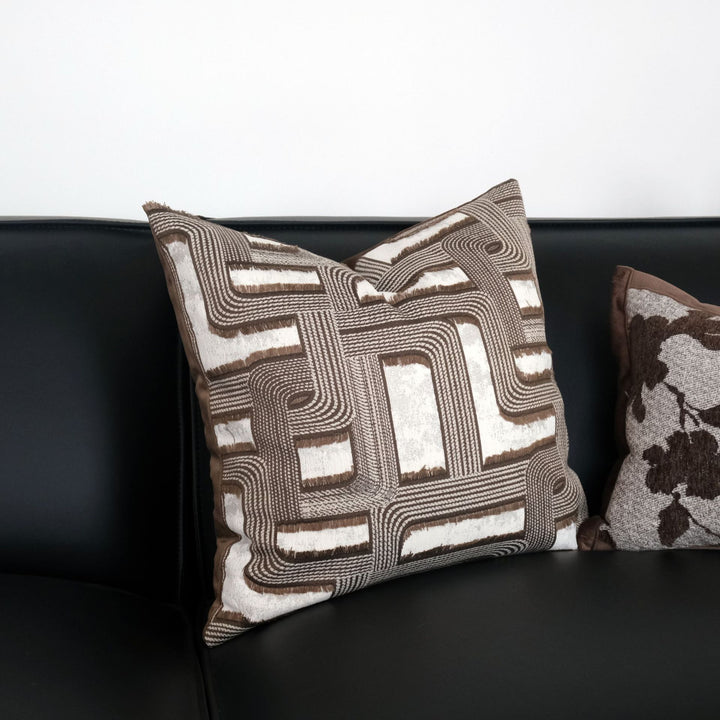 Textured Weave Accentkussen voor de Woonkamer