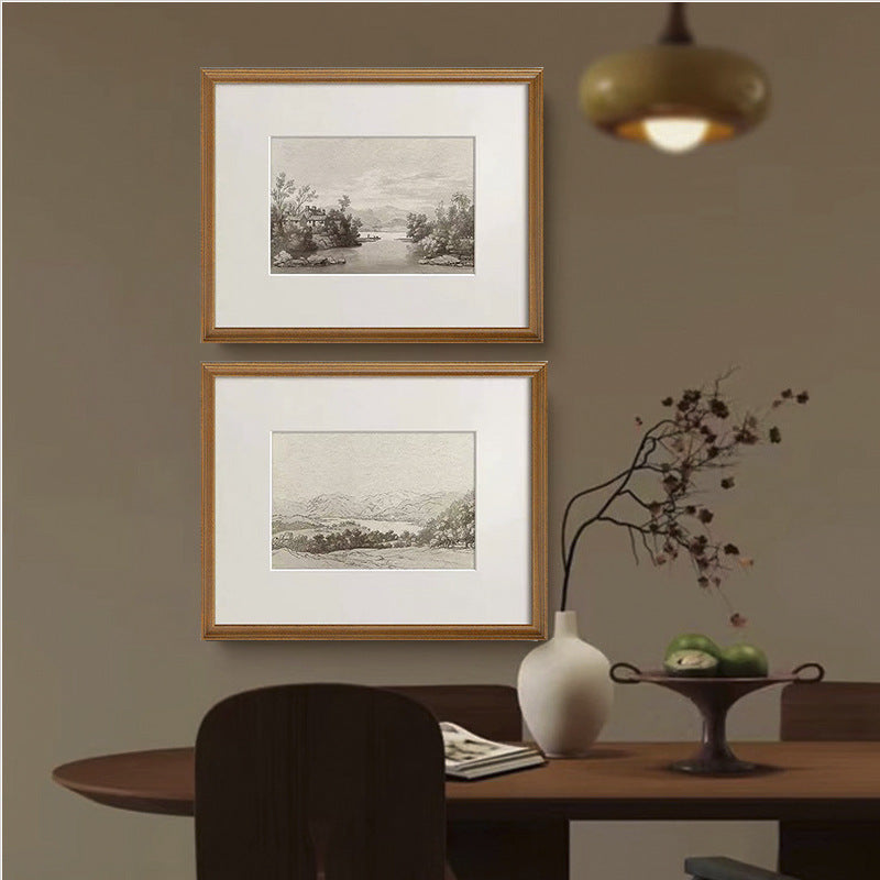 Ingelijste Vintage Landschapskunst