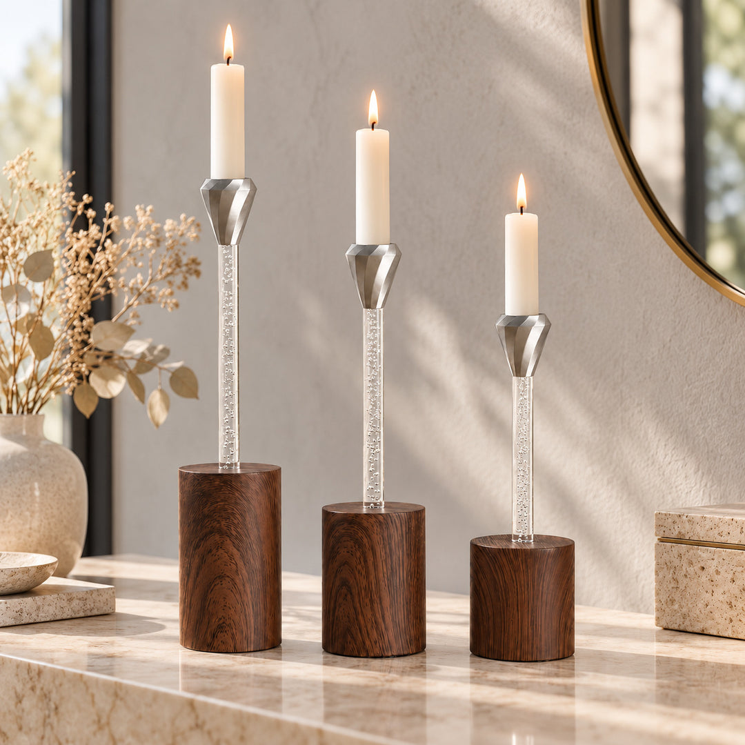 Decoratieve Glas en Hout