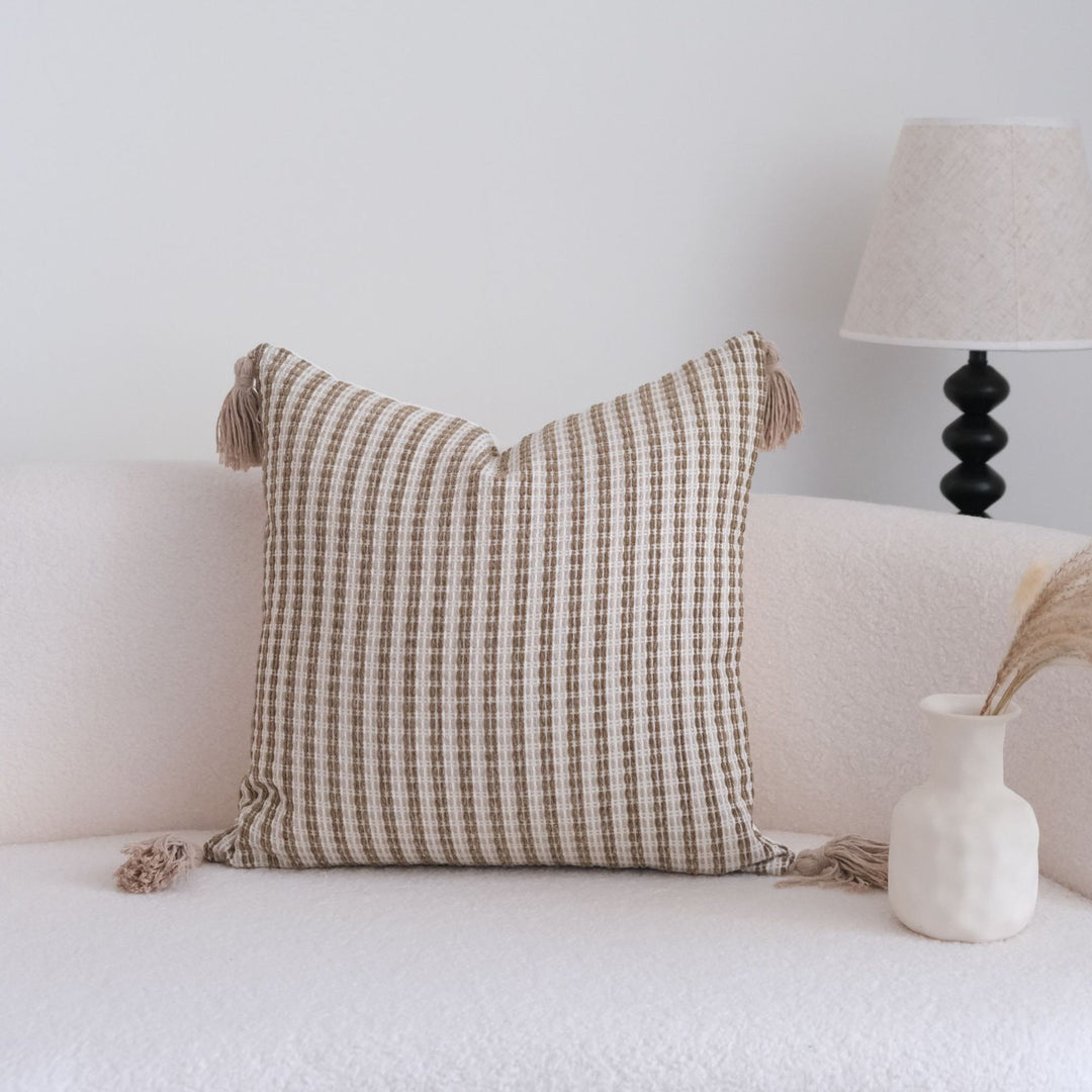 Textured Weave Throw Pillow voor Huisdecoratie