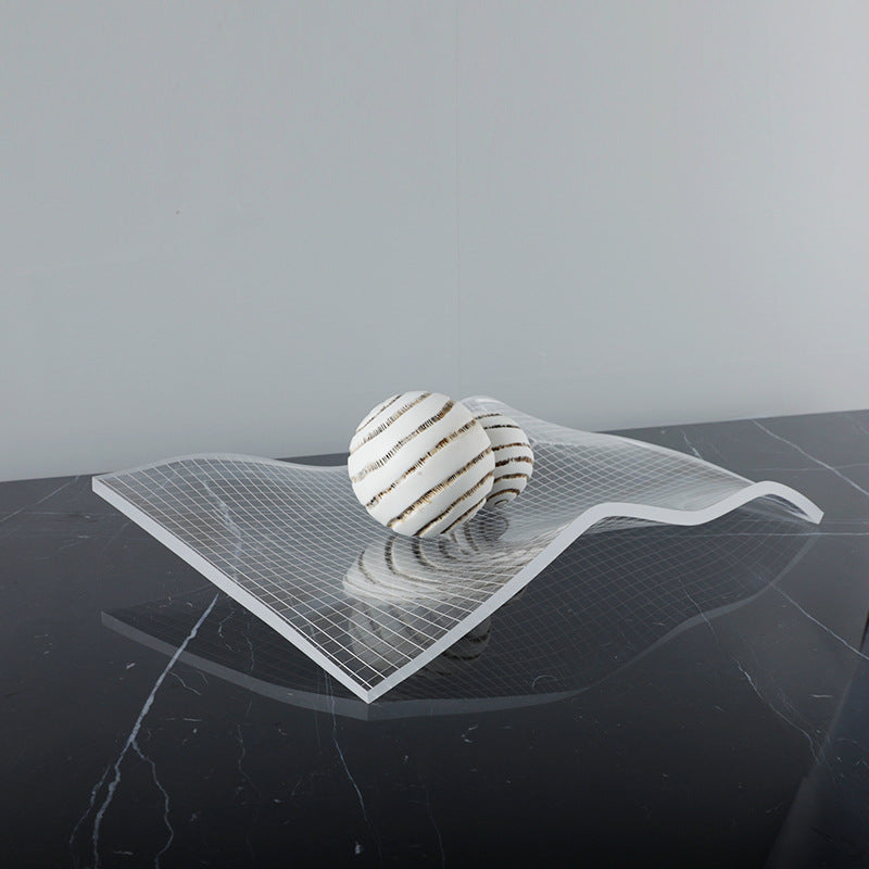 Moderne Decoratieve Golf Sculptuur
