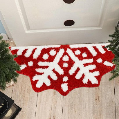 Winter-Themed Pluche Badmat