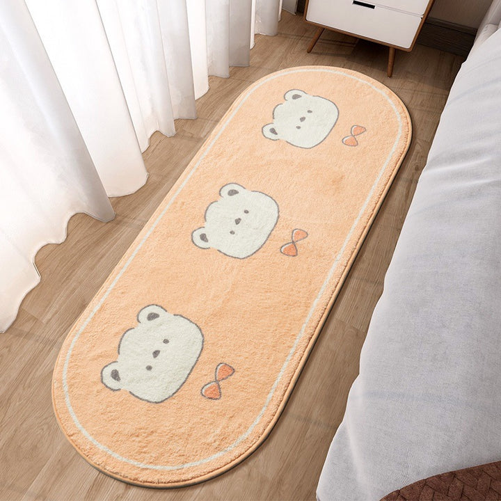 Zachte Pluche Bunny Themed Vloerkleed