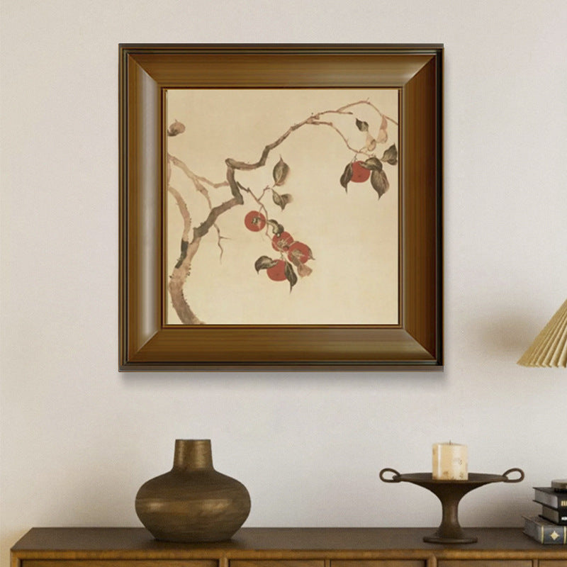Gekaderde Vintage Botanische Wandkunst