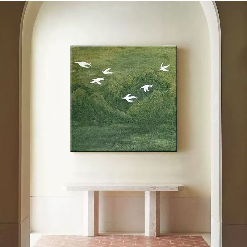 Abstract Landschap Canvas Kunst