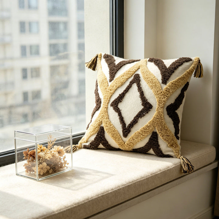 Boheems Textured Accent Kussen