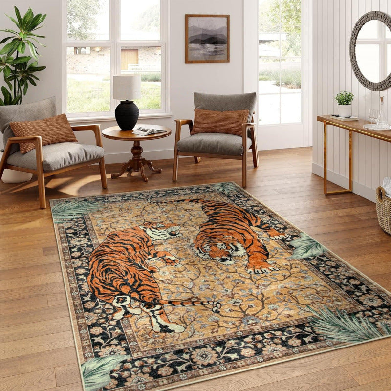 Decoratieve Tijger Tapijt