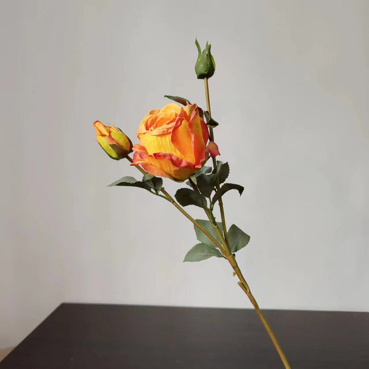 Levensechte Decoratieve Zijden Rozensteel