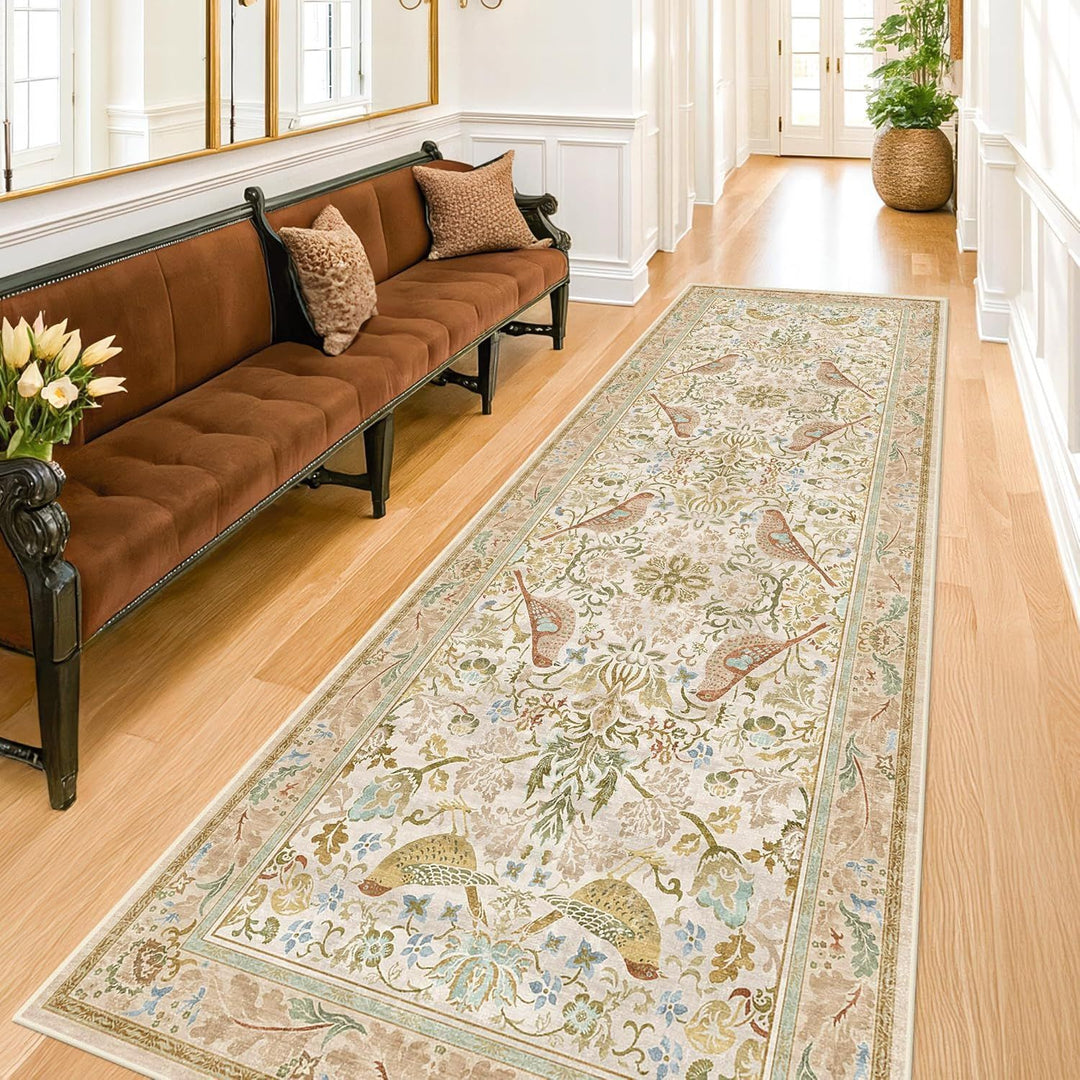 Elegante Vintage-Inspiratie Loper Tapijt
