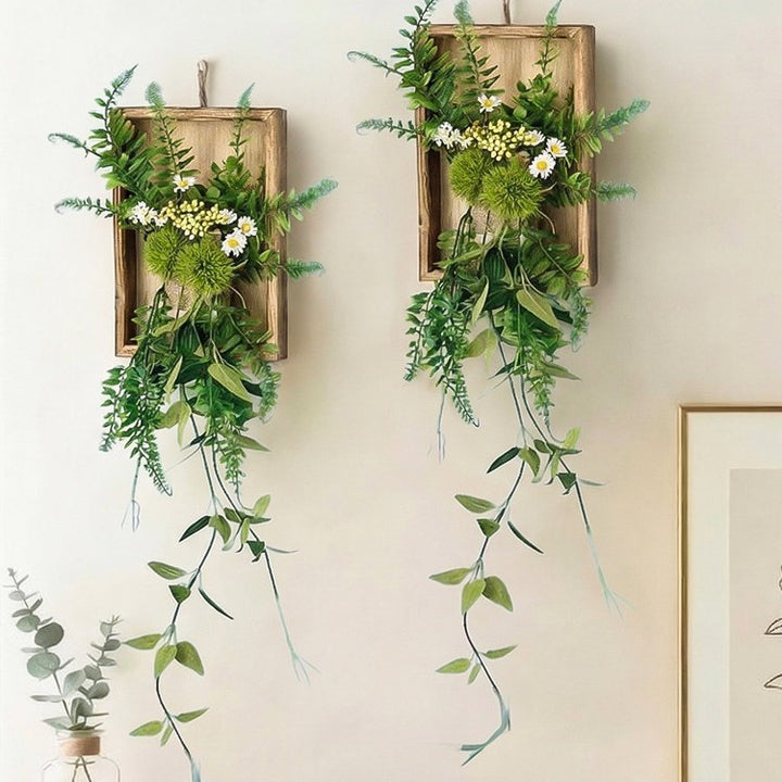 Decoratieve Wandhangende Plantenarrangement