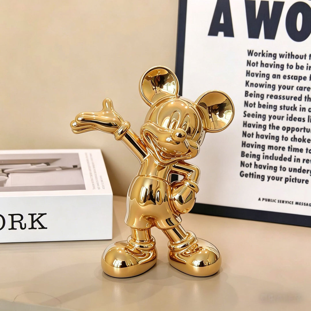 Decoratieve Metalen Karakter Sculptuur voor Thuis Weergave