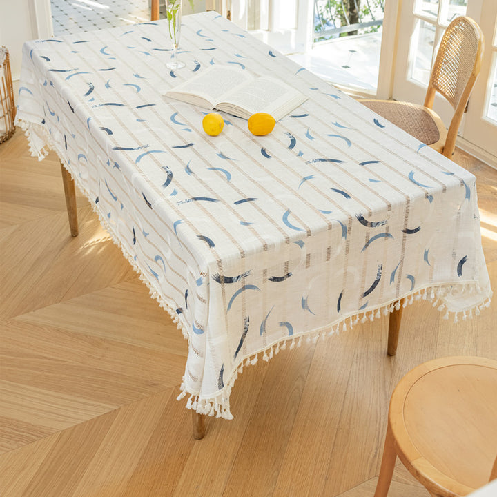 Decoratieve Franjes Tafelkleed