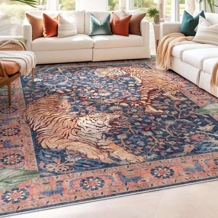 Decoratieve Tijger Tapijt
