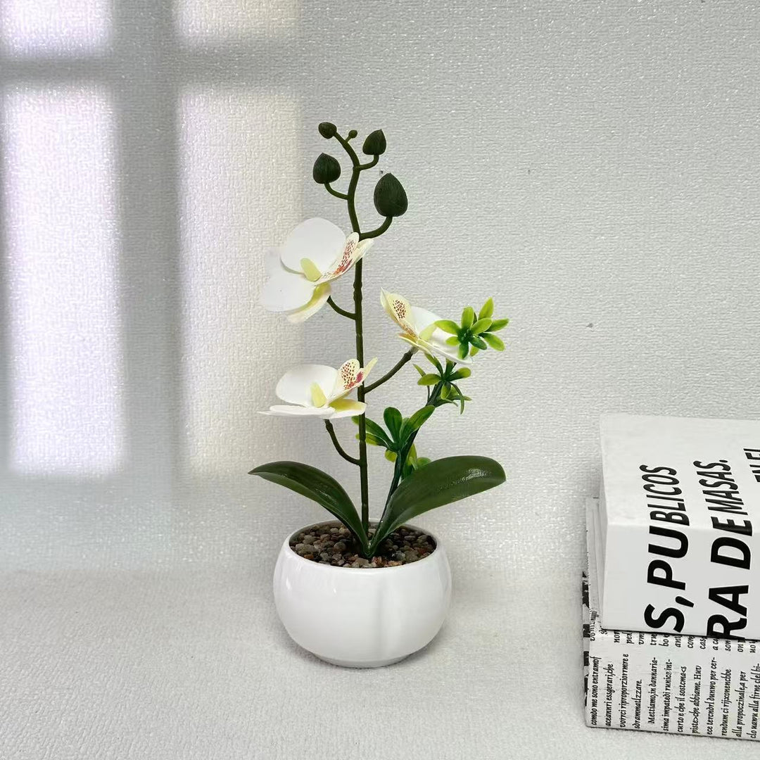 Elegante Kunstorchidee Plant voor Decoratieve Thuisdisplay