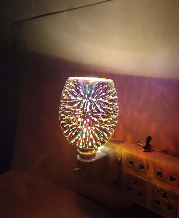 3D Glas Aromatherapie Wassmelter Kleine Nachtlamp