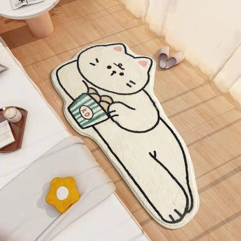 Pluche Cartoon Vloerkleed