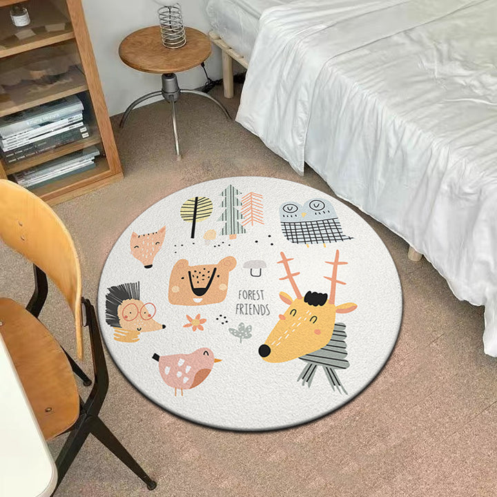 Zachte Minimalistische Bloemen Tapijt