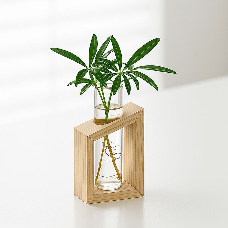 Elegante Glazen Plantenhouder Set voor Thuisdecoratie