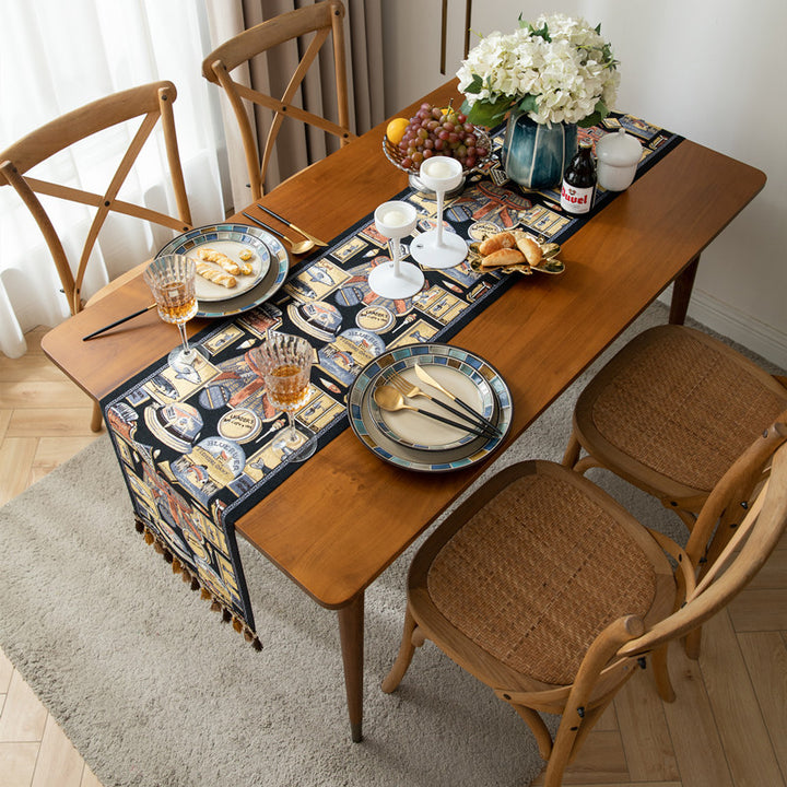 Vintage-geïnspireerde Tafel Runner