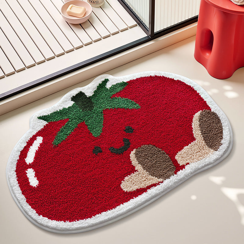Schattige dessert-thema badmat