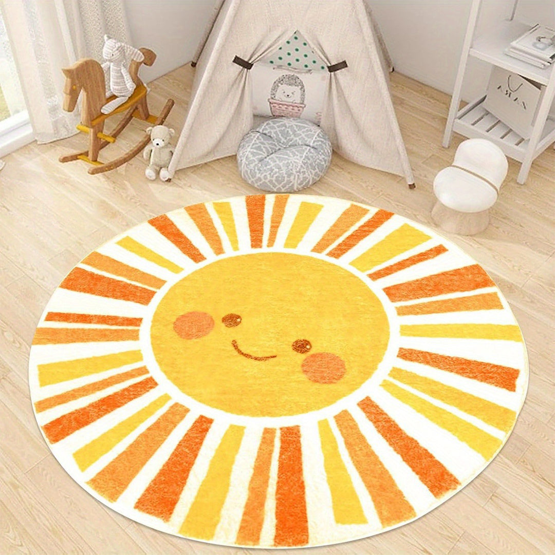 Leuke Cartoonfiguur Ronde Vloerkleed
